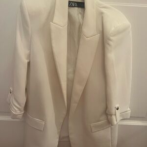 Zara Women's Cream Blazer